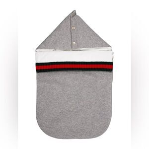 Brand new with box Gucci infant / babies Solid Web Trimmed Padded Nest w/ Tags